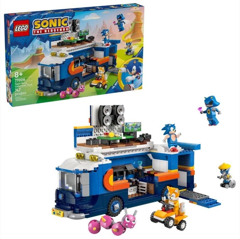 LEGO Sonic Team Sonic Command Truck - 77006, 747-pcs, Ages 8+ R5