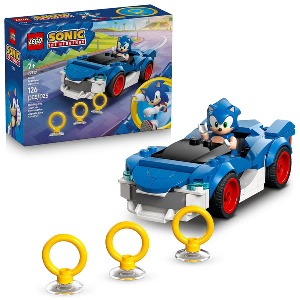 LEGO Sonic The Hedgehog Sonic: Speedster Lightning - 77117, 126-pcs, Ages 7+ H6