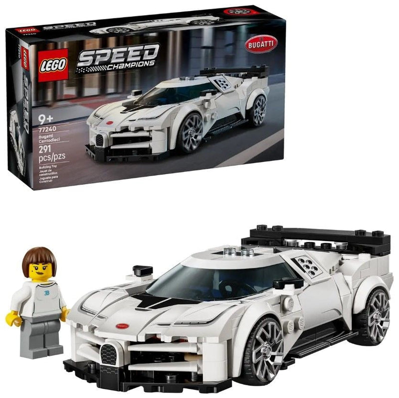 LEGO Speed Champions Bugatti Centodieci Hyper Sports Car - 77240, 291-pcs, Ages 9+ R2