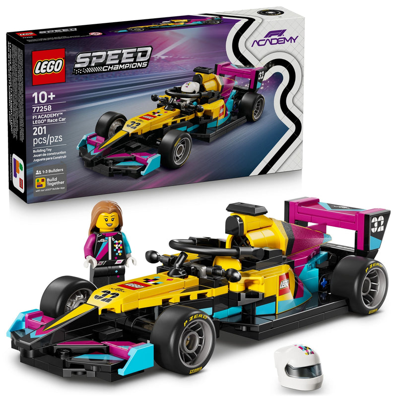 LEGO Speed Champions F1 ACADEMY LEGO Race Car - 77258, 201-pcs, Ages 10+ S2