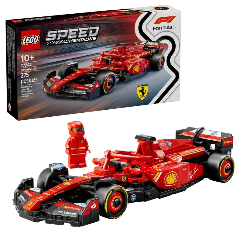LEGO Speed Champions Ferrari SF-24 F1 Race Car - 77242, 275-pcs, Ages 10+ Q5