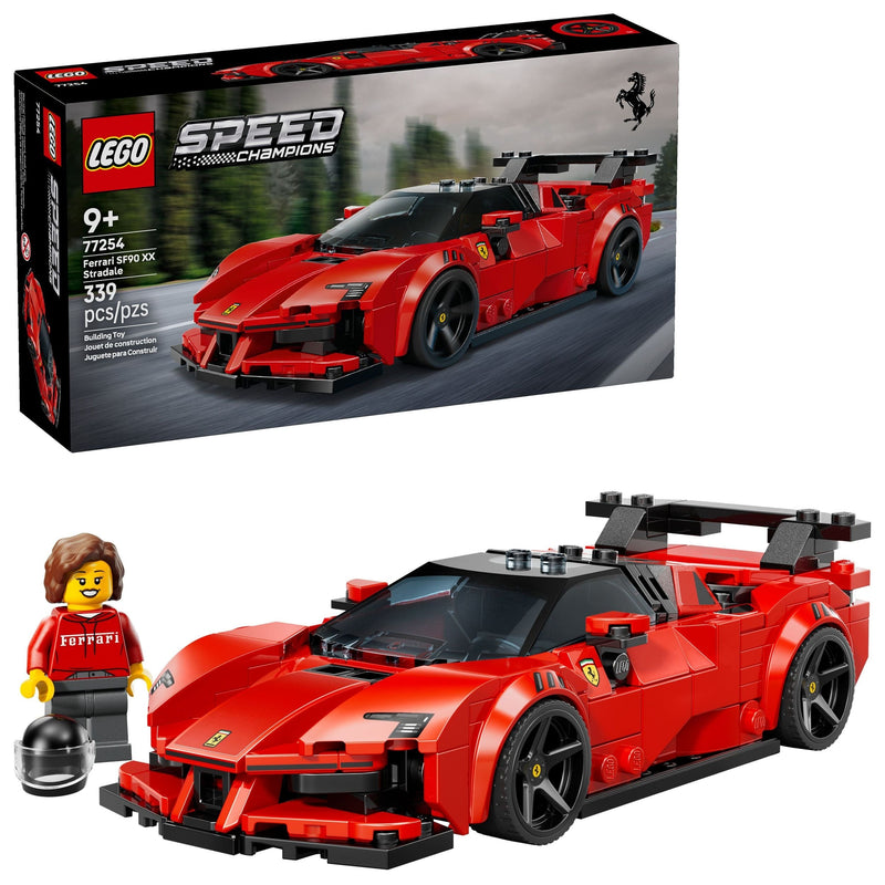 LEGO Speed Champions Ferrari SF90 XX Stradale Sports Car - 77254, 339-pcs, Ages 9+ M4