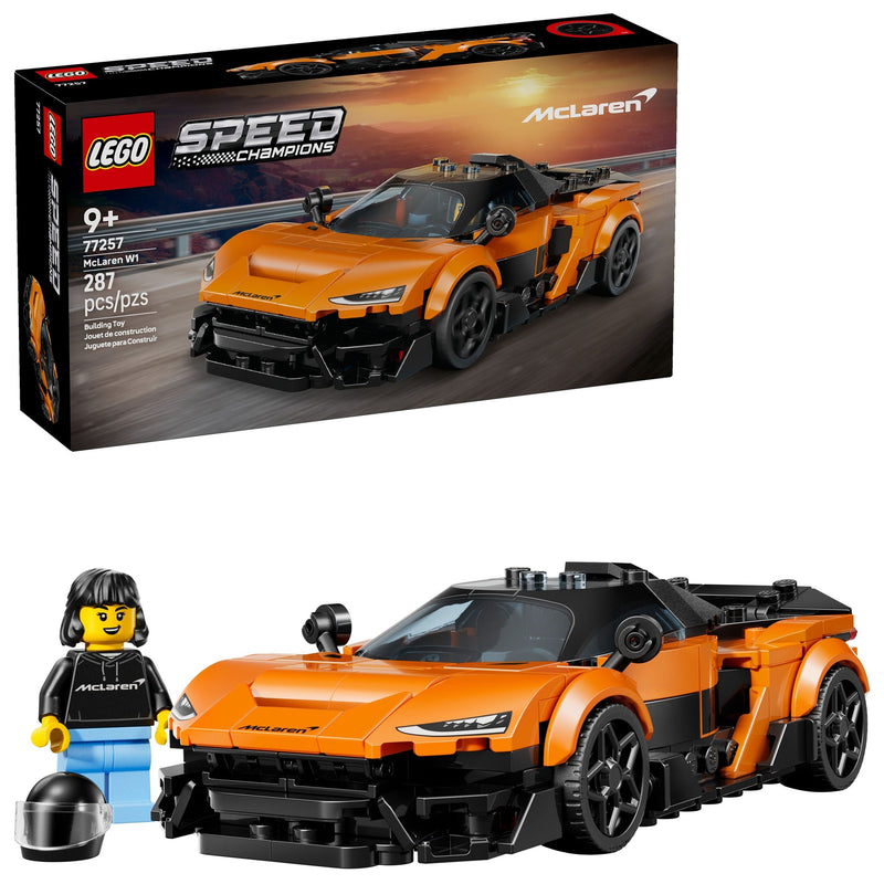 LEGO Speed Champions Mclaren W1 - The Real Supercar 77257, 287-pcs, Ages 9+ Y2