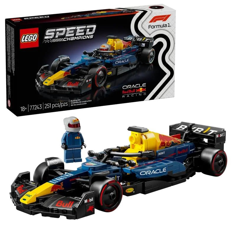 LEGO Speed Champions Oracle Red Bull Racing RB20 F1 Race Car - 77243, 251-pcs, Ages 18+ Y0