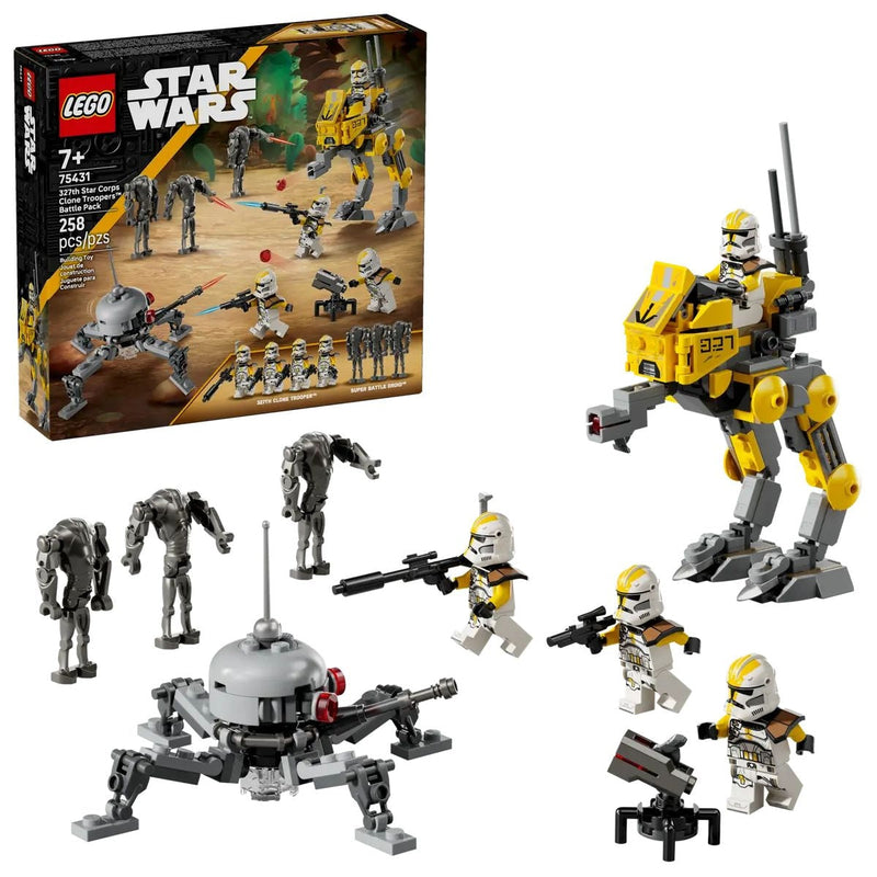 LEGO Star Wars 327th Star Corps Clone Troopers Battle Pack - 75431, 258-pcs, Ages 7+ X8