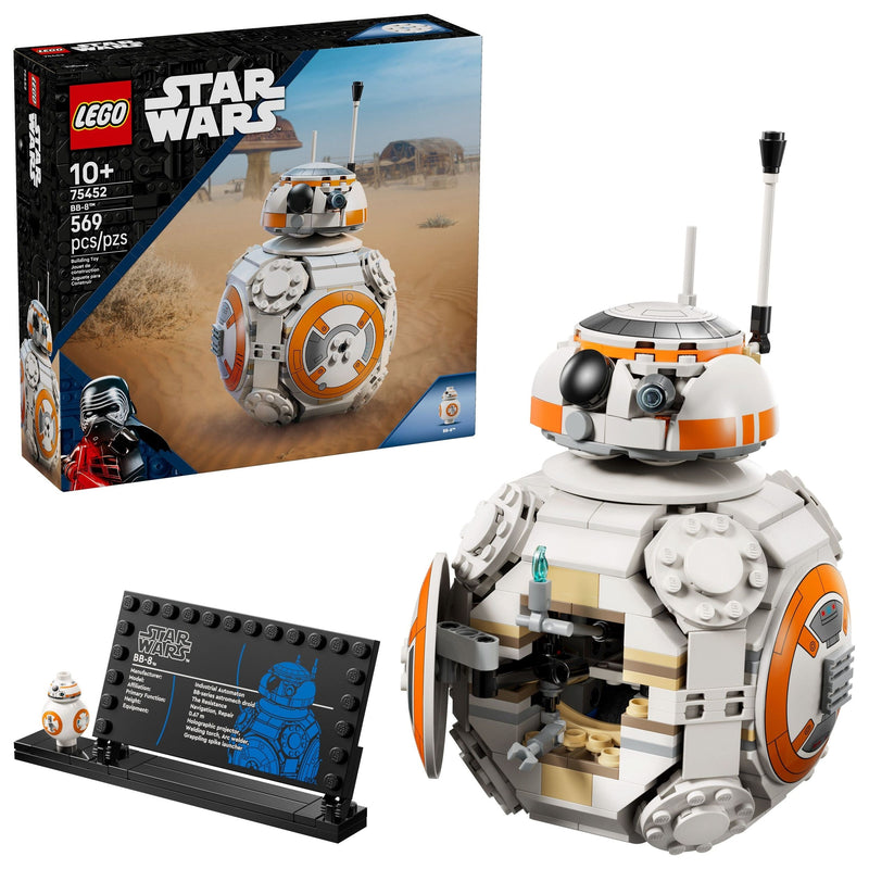 LEGO Star Wars BB-8 Astromech Droid Toy Building Set - 75452, 569-pcs, Ages 10+ Q8