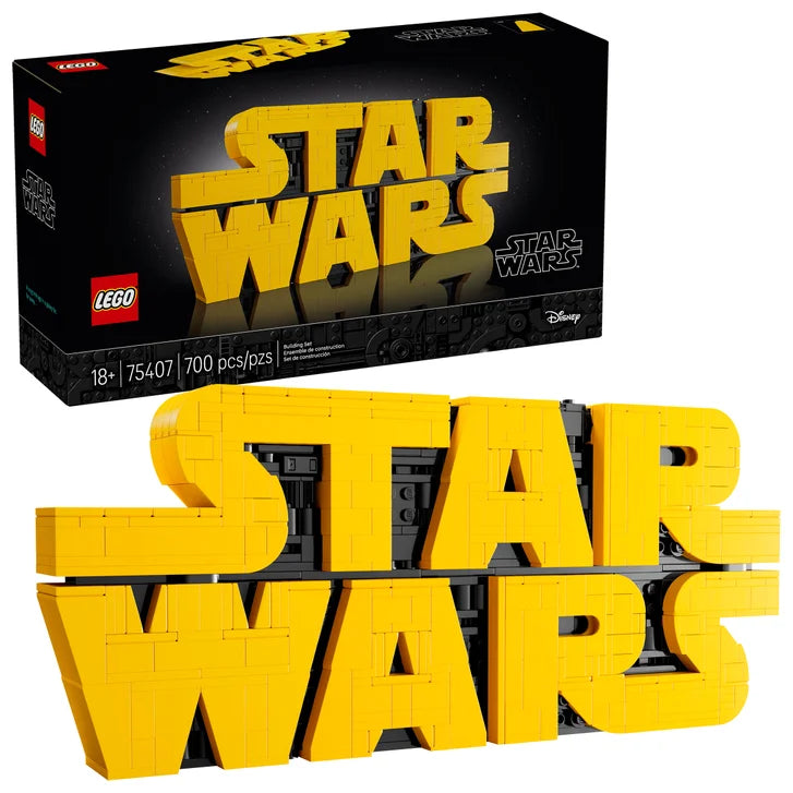 LEGO Star Wars Brick-Built Star Wars Logo Sign 75407 R3