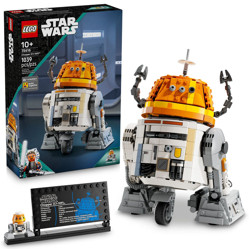 Lego Star Wars Chopper (C1-10P) Astromech Droid - 75416, 1039-pcs, Ages 10+ W3