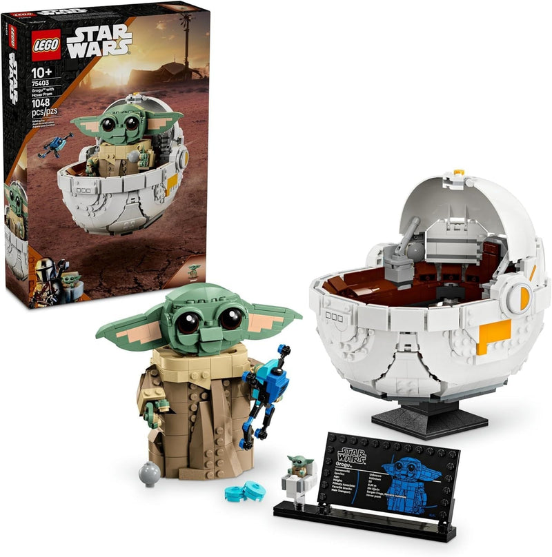 LEGO Star Wars Grogu with Hover Pram - 75403, 1048-pcs, Ages 10+ U5