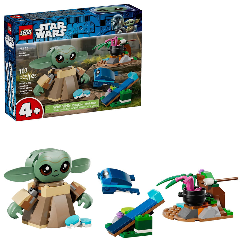 LEGO Star Wars Grogu’s Homestead Building Set - 75443, 107-pcs, Ages 4+ N2