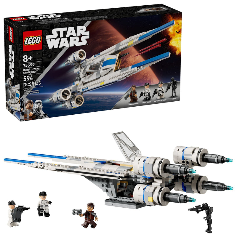 LEGO Star Wars Rebel U-Wing Starfighter - 75399, 594-pcs, Ages 8+ R7