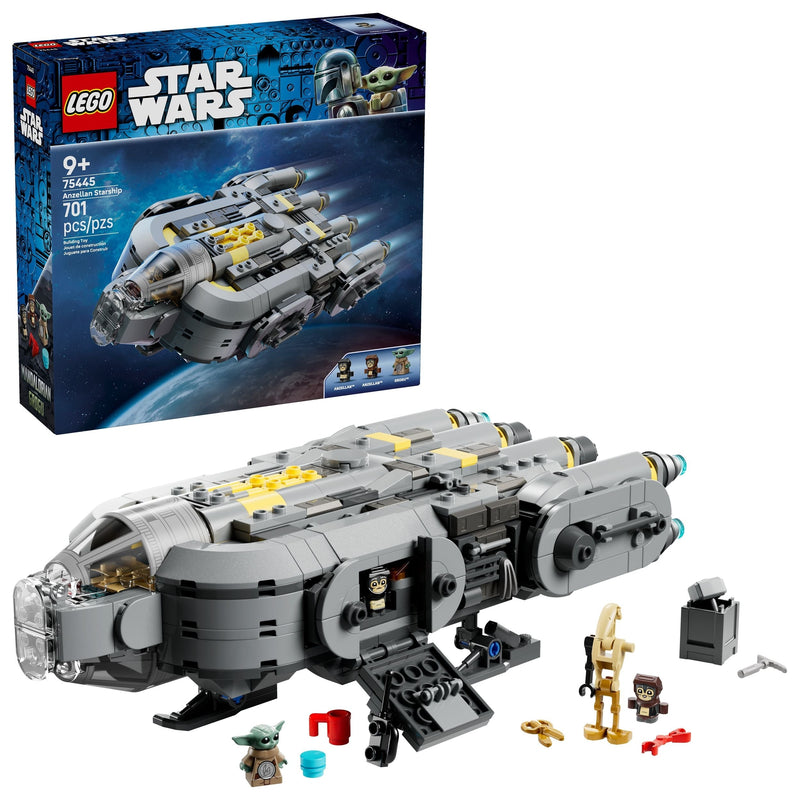 LEGO Star Wars: The Mandalorian and Grogu Anzellan Starship - 75445, 700-pcs, Ages 9+ R9