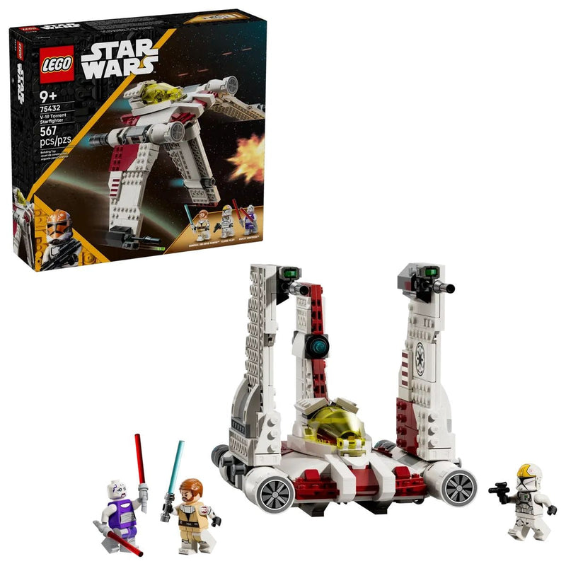 LEGO Star Wars V-19 Torrent Starfighter - 75432, 567-pcs, Ages 9+ H9