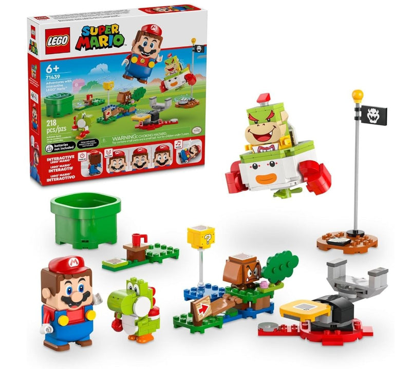 LEGO Super Mario Adventures with Interactive LEGO Mario Playset - 71439, 218-pcs, Ages 6+ W8