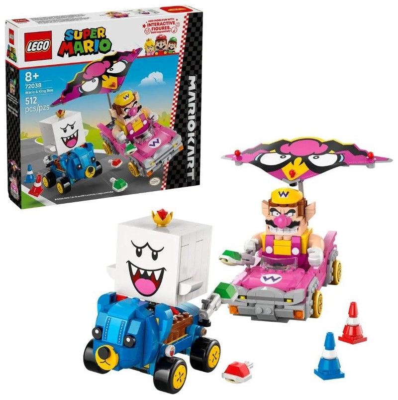 LEGO Super Mario Mario Kart – Wario & King Boo - 72038, 512-pcs, Ages 8+ T7