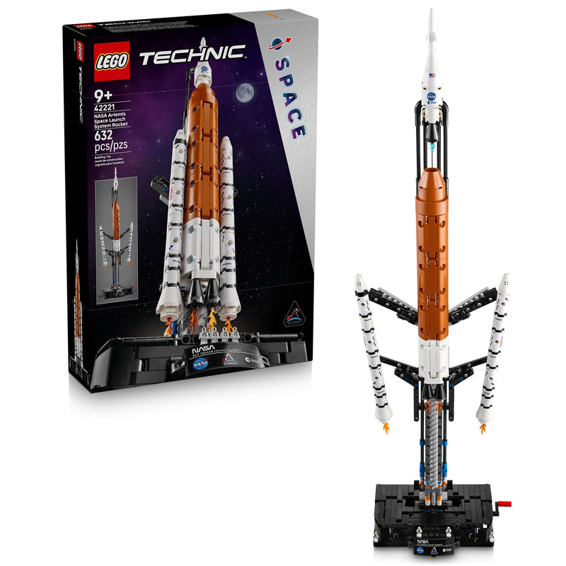 LEGO Technic NASA Artemis Space Launch System Rocket Model Building Set - 42221, 632-pcs, Ages 9+ I8