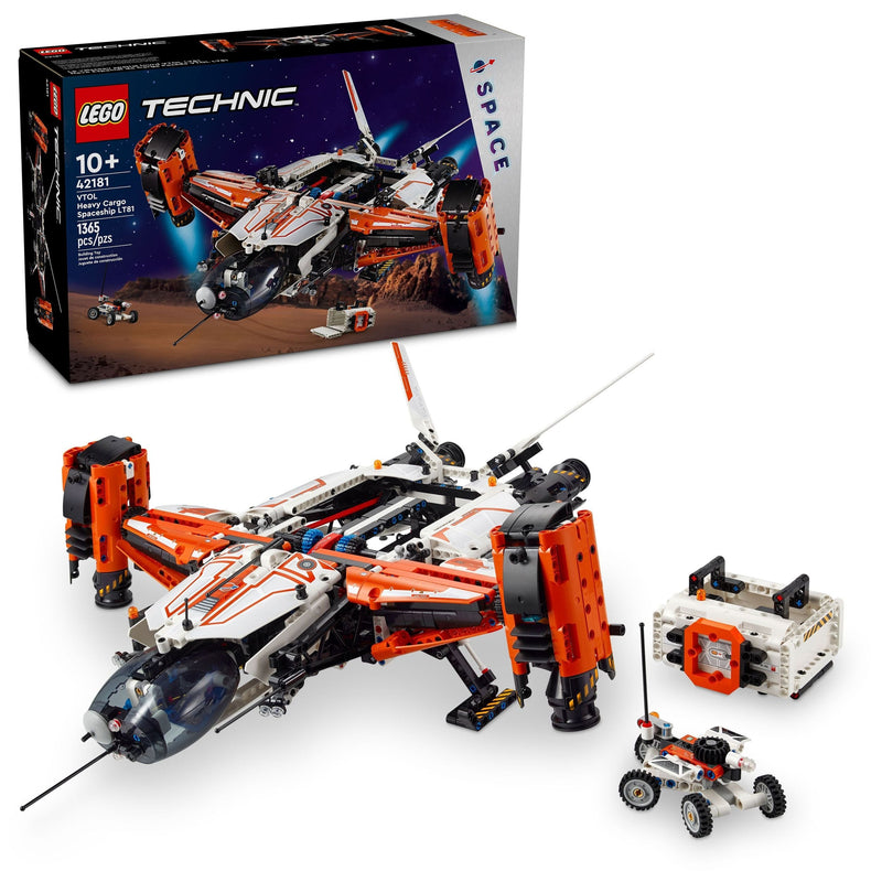 LEGO Technic VTOL Heavy Cargo Spaceship LT81 - 42181, 1365-pcs, Ages 10+ X3