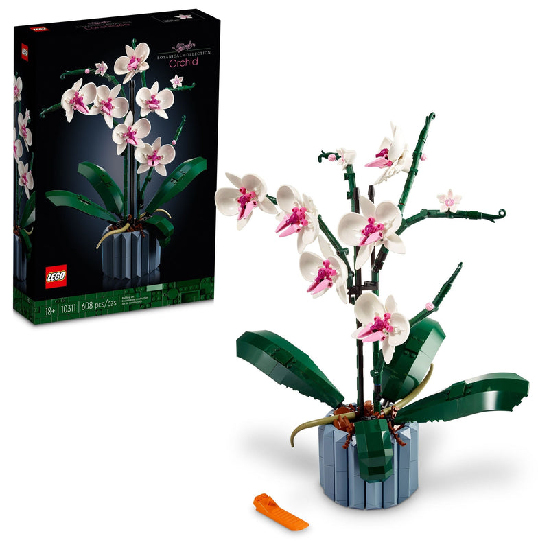 LEGO The Botanical Collection Orchid Building Set - 10311, 608-pcs, Ages 18+ S8