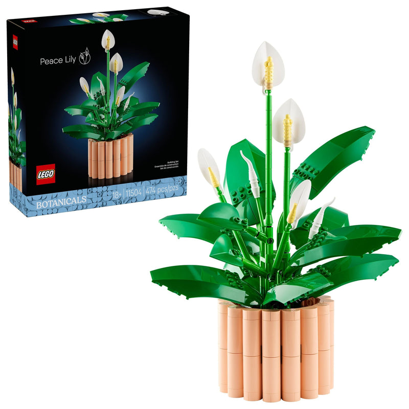 LEGO The Botanical Collection Peace Lily Flower Building Set - 11504, 474-pcs, Ages 18+ C2
