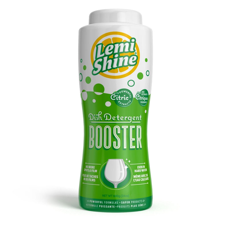 Lemi Shine Dishwasher Detergent Powder Booster, Fresh Lime Scent, 680-g E0
