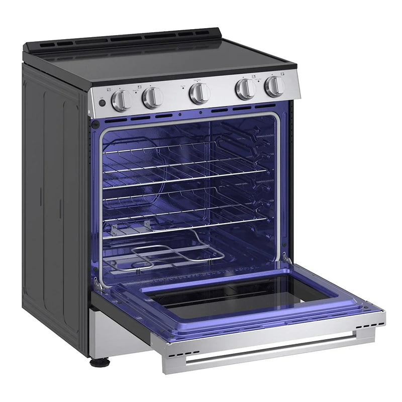 LG 30 in 6.3 cu ft. Stainless Steel Electric Slide-in Range with EasyClean and Pinch to Turn Safety Knobs C1