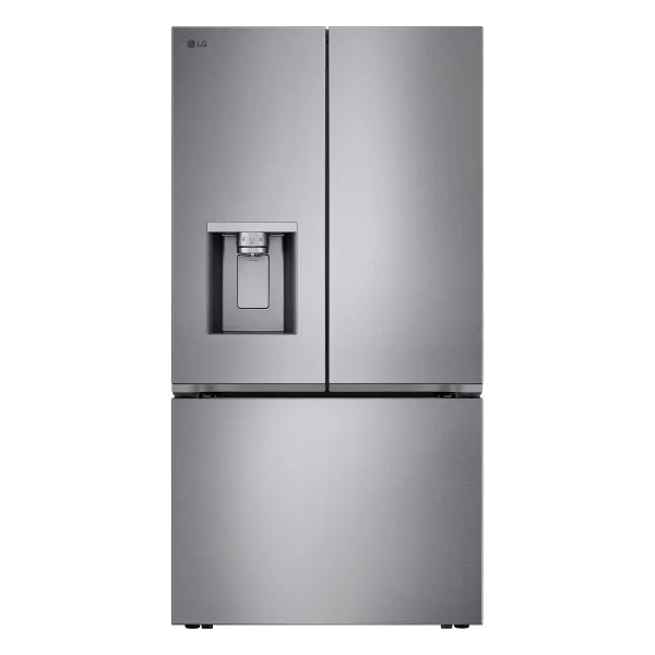 LG 36 in. 24 cu ft. Prime Silver Counter Depth MAX French Door Refrigerator with Ice and Water Dispenser L0