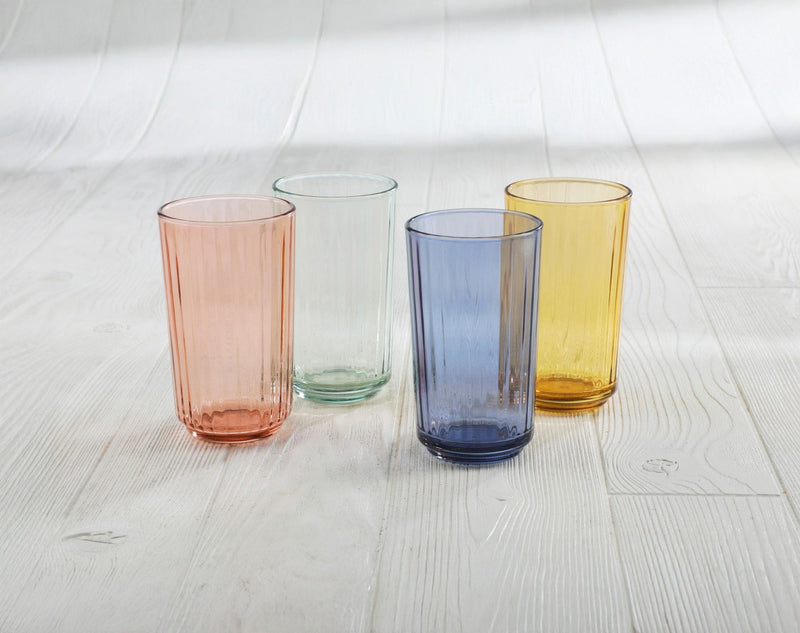 LIBBEY Panello Mixed Colour Highball Glass Set, 4-pk V1