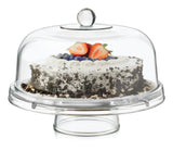 Libbey Selene 6-in-1 Server Cake Stand with Dome