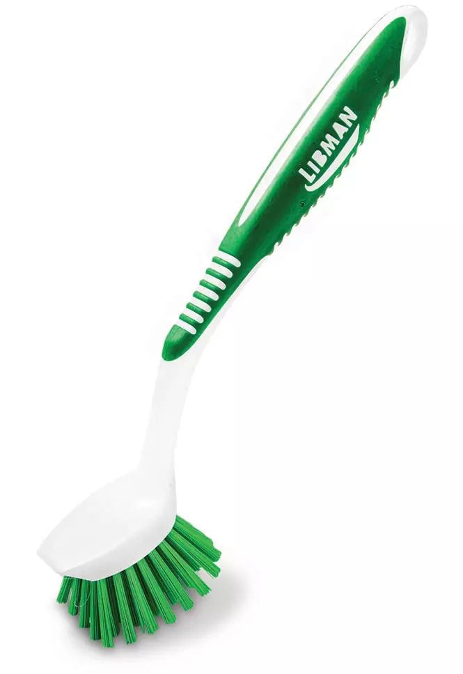Libman All-Purpose Kitchen Scrub Brush with Non-Slip Grip Q6