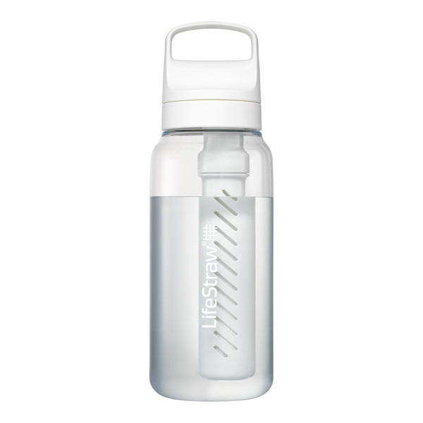 LifeStraw GO Series Water Bottle, 1-L, White P9