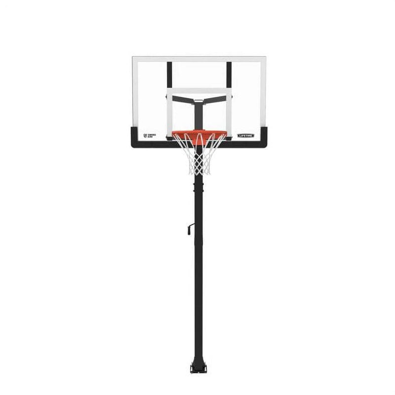 Lifetime In-Ground Crank Adjust Bolt Down Outdoor Basketball Hoop, 50-in W3
