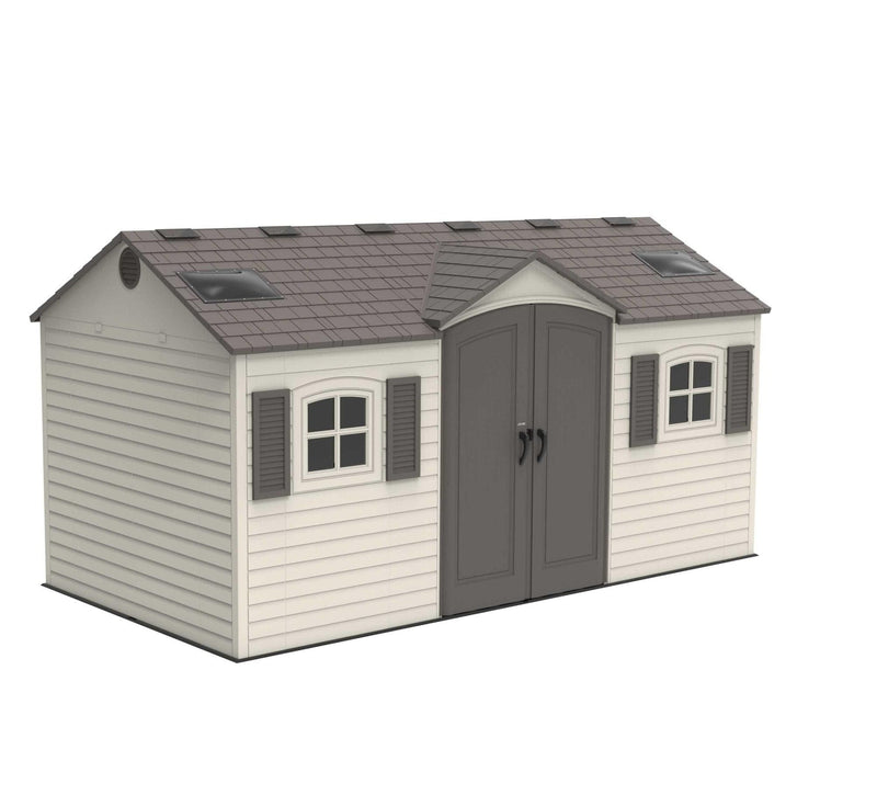 Lifetime Outdoor Storage Shed with Dual Side Entry, 15 x 8-ft H3