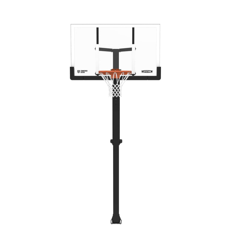 Lifetime Portable Adjustable In-Ground Mammoth Bolt Down Outdoor Basketball Hoop, 54-in Z2