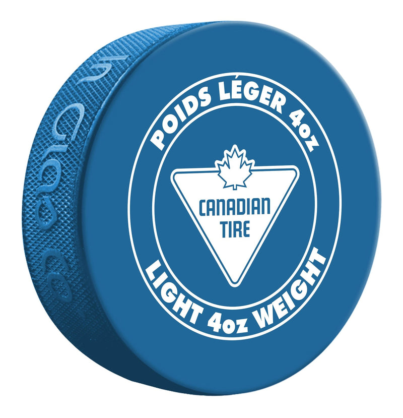 Lightweight Hockey Puck, Blue, 4-oz H7