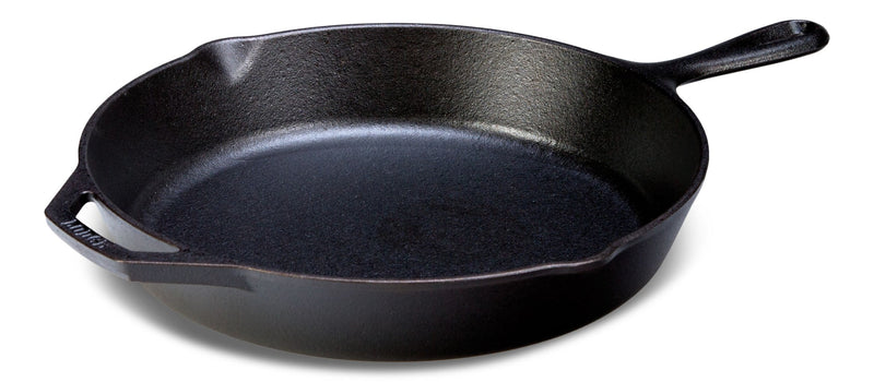 Lodge Seasoned Cast-Iron Skillet, Black, 12-in C3