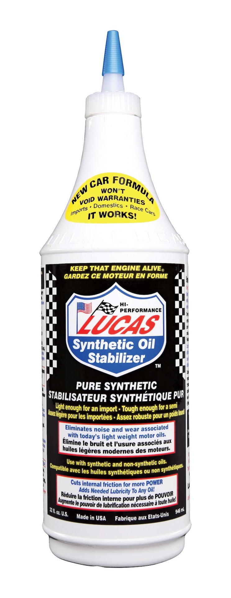 Lucas Oil Synthetic High-Performance Oil Stabilizer, 946-mL T7