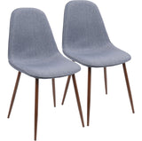 LumiSource Pebble Dining Chair Set, 2-pc