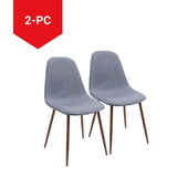 LumiSource Pebble Dining Chair Set, 2-pc