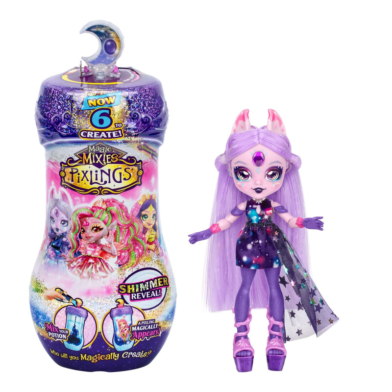 Magic Mixies Tiggz the Lightning Tiger Pixling S2 W2 6.5-in Fashion Doll for Ages 5+ E1