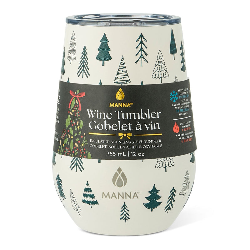 Manna 354-mL Insulated Wine Tumblers, 2-pk, Various Designs I7