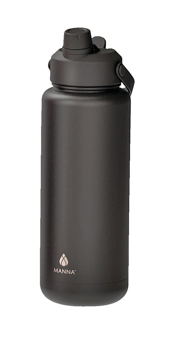 Manna Ranger Dual Mouth Water Bottle, 32-oz, Insulated, with Top Handle U7