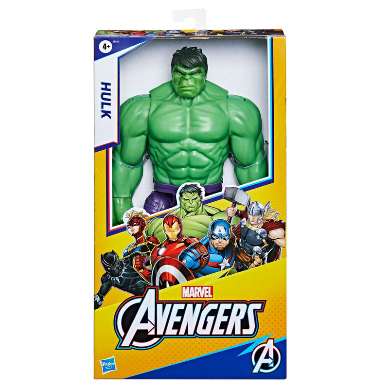 Marvel Avengers Titan Hero Series Blast Gear Deluxe Hulk Action Figure, 12-in Toy Y1