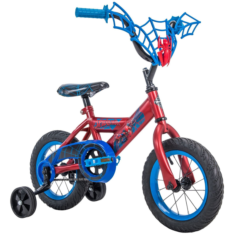 Marvel Spider-Man Kids' Bike 12-in Wheel, Red/Blue Z9