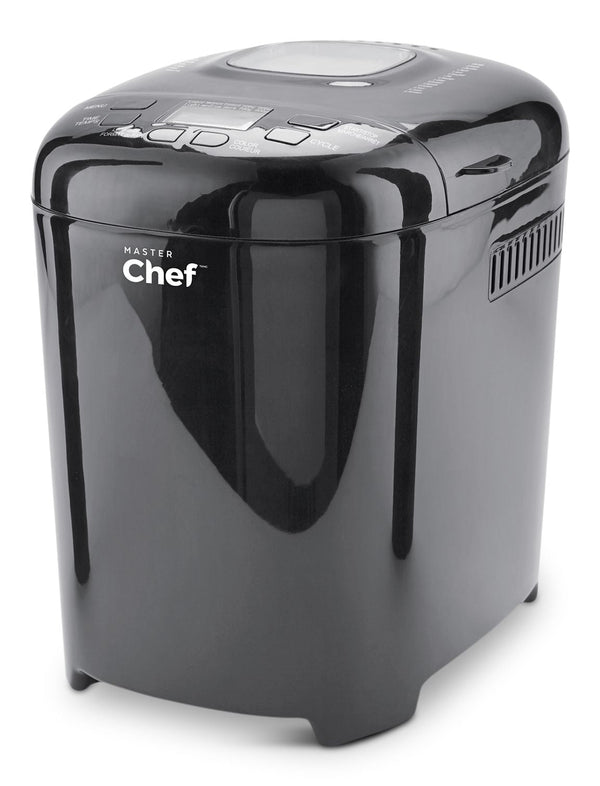 MASTER Chef Bread Maker with 12 Digital Functions, Black, 2lb K4