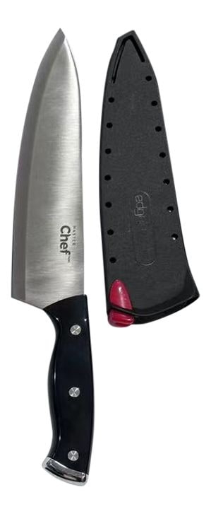 Master Chef Chef/Kitchen Knife, Fine Edge, High-Carbon Steel, 8-in V9