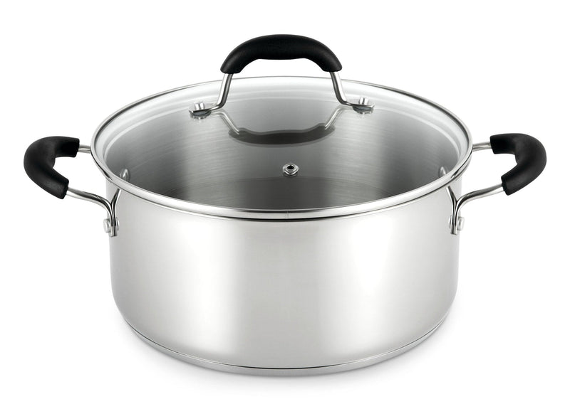 MASTER Chef Dutch Oven, 18/10 Stainless Steel, Dishwasher Safe, 5-qt H4