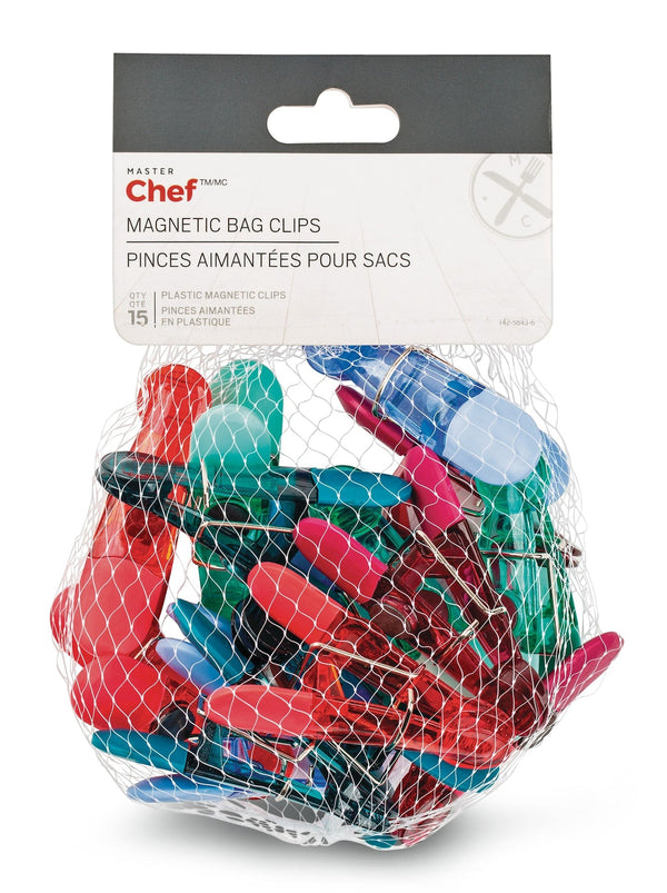 MASTER Chef Magnetic Bag Clips, 15-pk N1