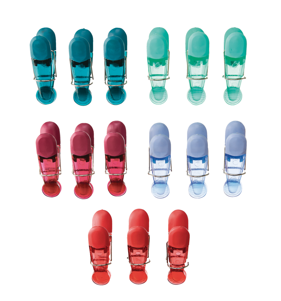 MASTER Chef Magnetic Bag Clips, 15-pk