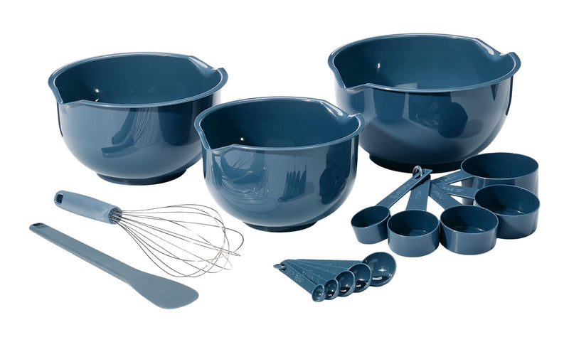 Master Chef Mix & Measure Blue Kitchen Tools Set, 15-pc E8