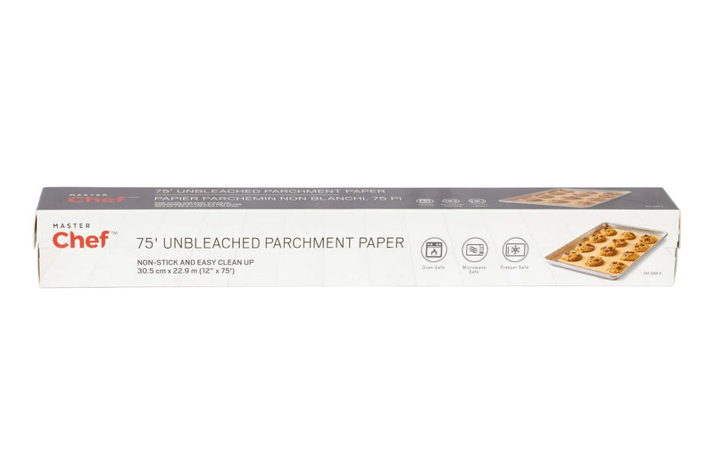 Master Chef Non-Bleached Parchment Paper, 75-ft X7